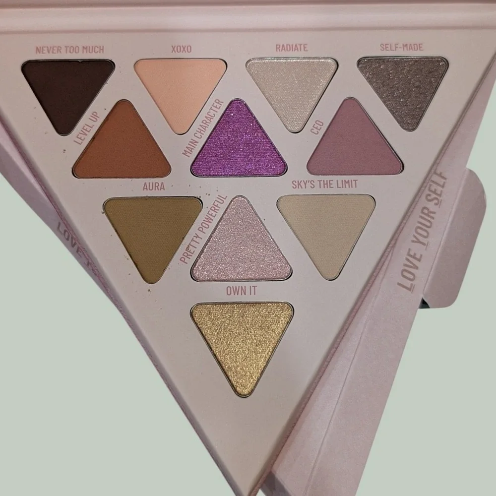 LYS Beauty Self-Love Edition 11-Piece Eyeshadow Palette Pink Gold Neutral Purple
